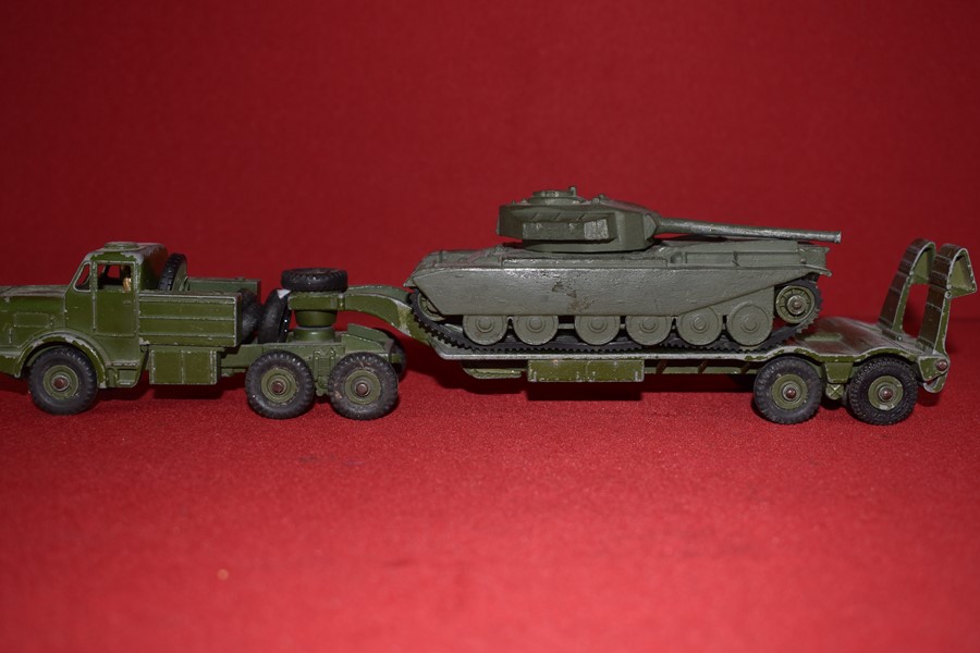 DINKY TOYS TANK TRANSPORTER 660 AND CENTURION TANK 651-SOLD